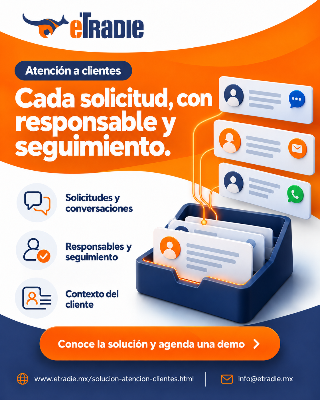 Brochure de Atención a clientes
