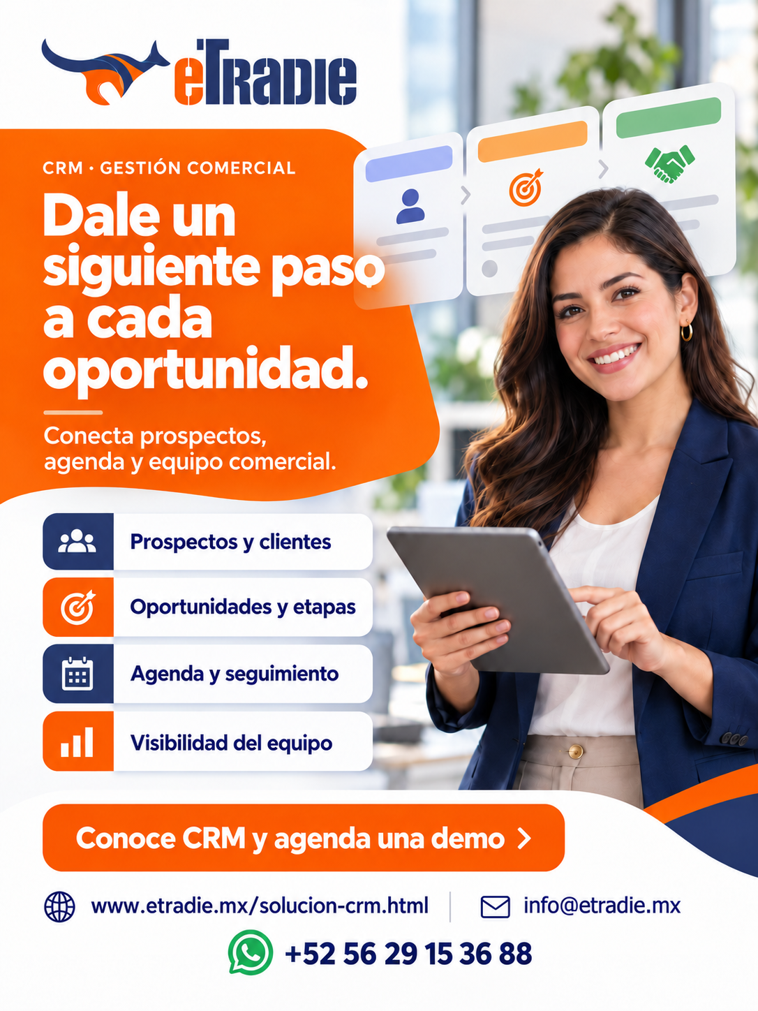 Brochure de CRM de eTradie