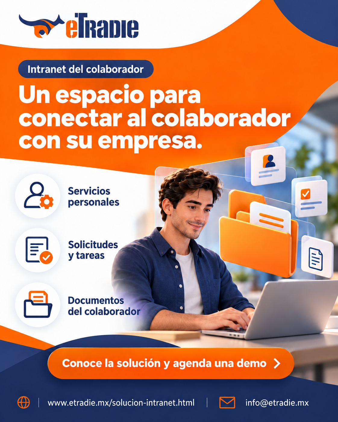 Brochure de Intranet del colaborador