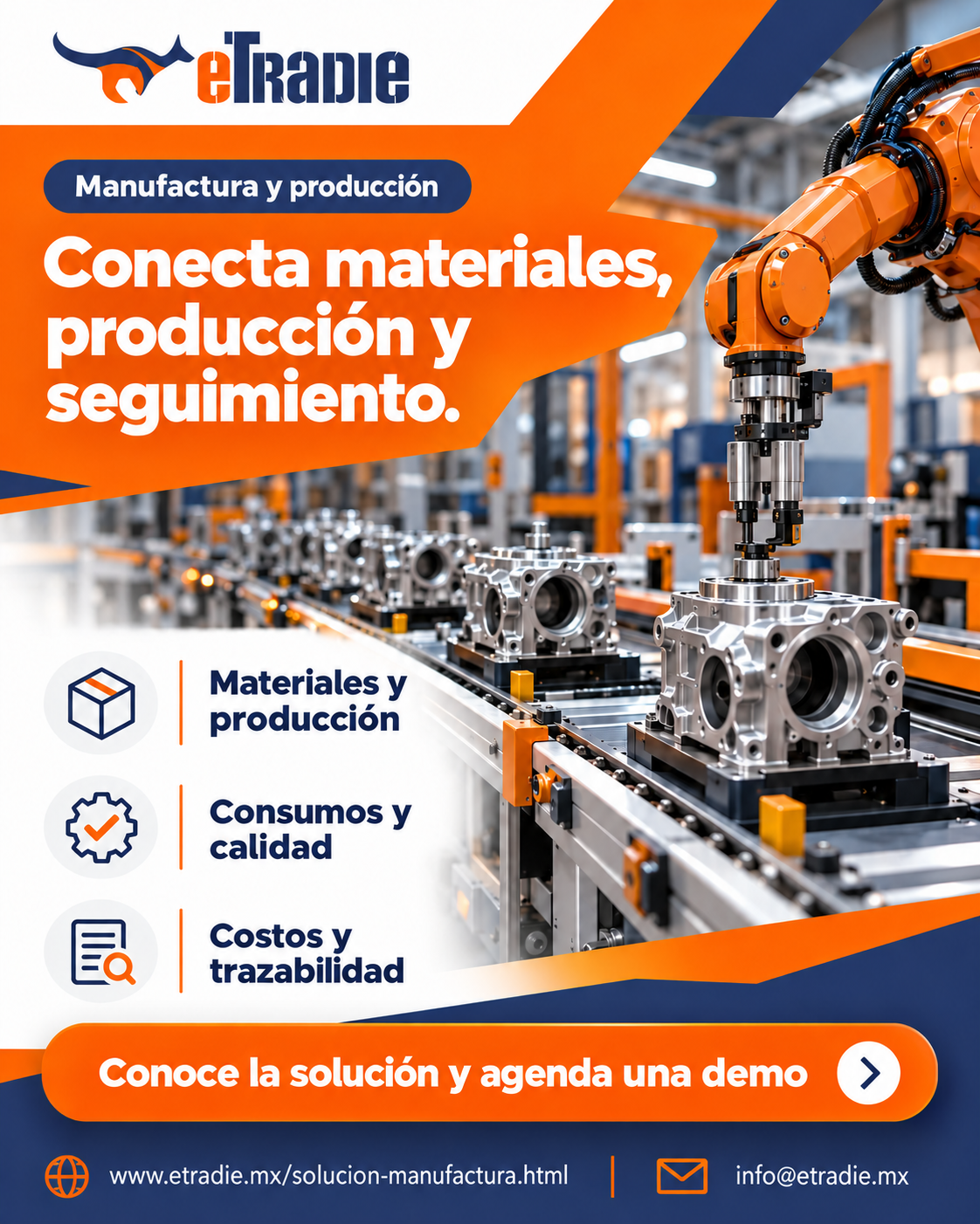 Brochure de Manufactura y producción