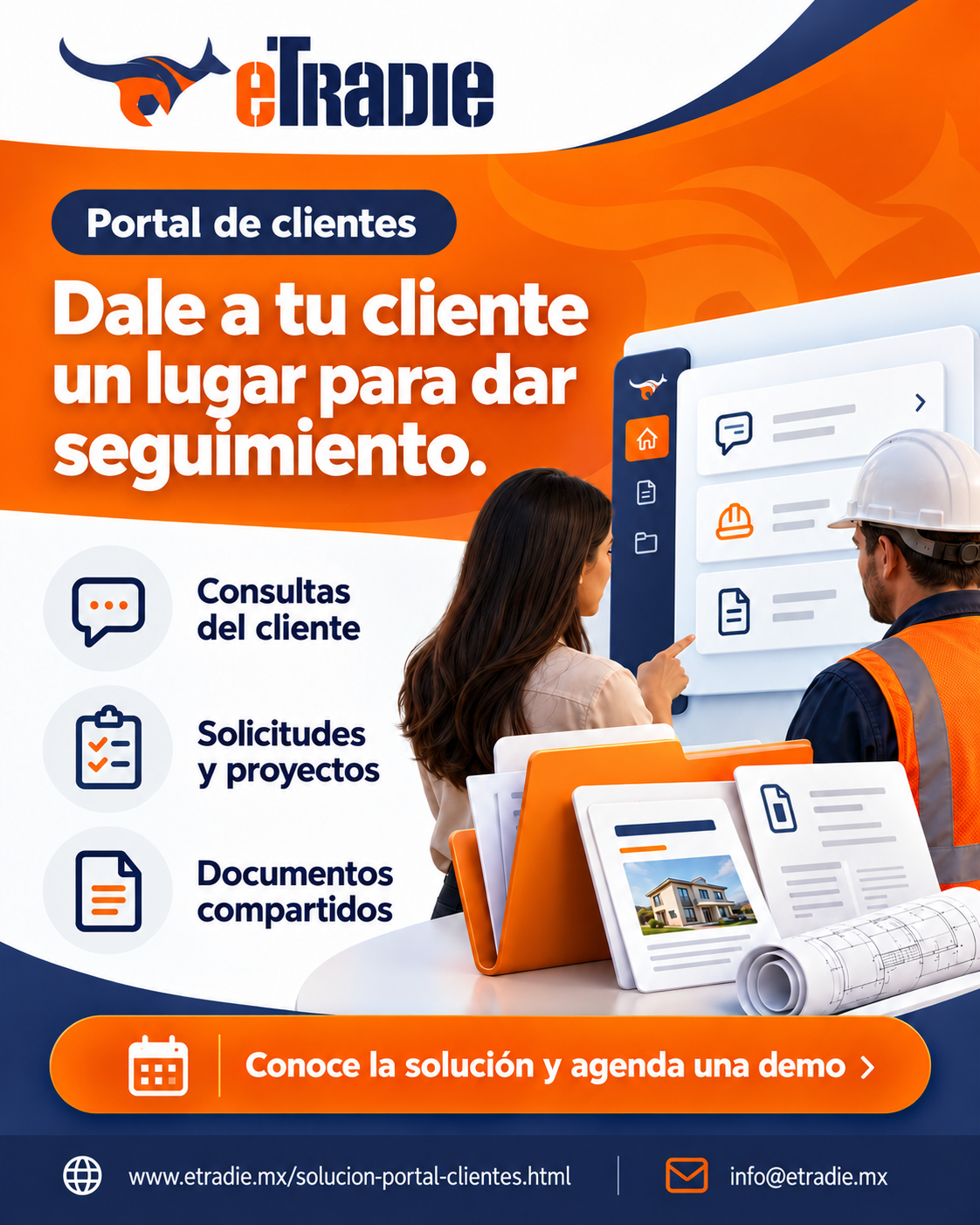 Brochure de Portal de clientes